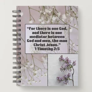 Spiral Christian Notebook - 1 Timothy 2:5