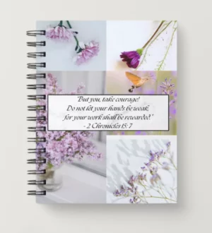 Spiral Christian Notebook - 2 Chronicles 15:7
