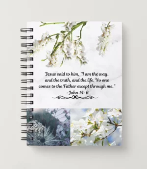 Spiral Christian Notebook - John 14:6