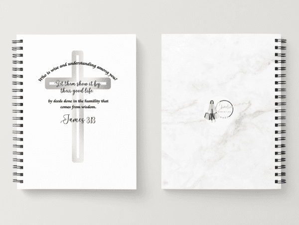 Spiral Christian Notebook - James 3:13 - Image 2