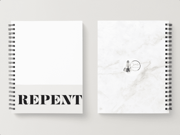 Spiral Christian Notebook - Repent - Image 2