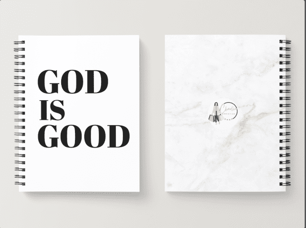 Spiral Christian Notebook - God Is Good - Image 2