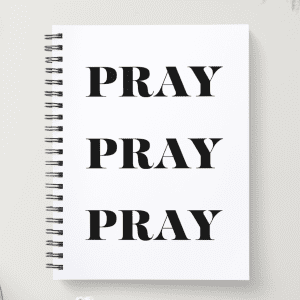 Spiral Christian Notebook - Pray