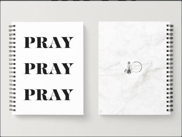 Spiral Christian Notebook - Pray - Image 2