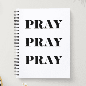 Spiral Christian Notebook - Pray