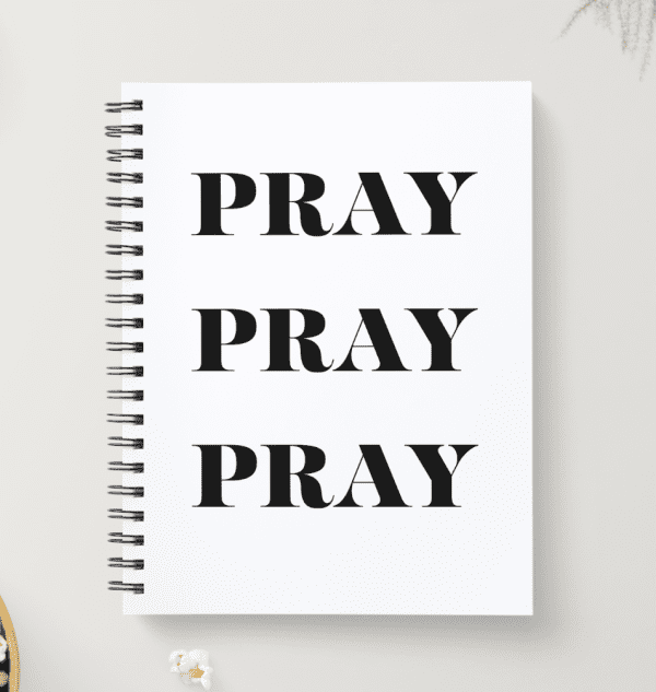 Spiral Christian Notebook - Pray