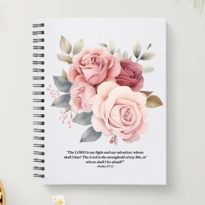 Spiral Christian Notebook - Psalm 27:12