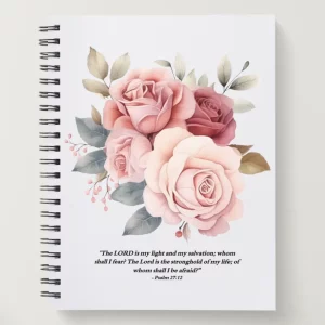 Spiral Christian Notebook - Psalm 27:12
