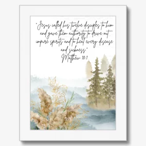 Wall Art-Matthew 10:1