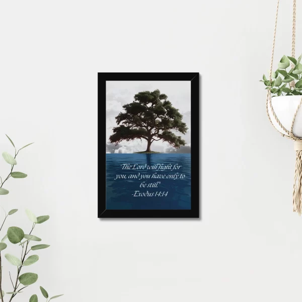 Wall art-Exodus 14:14 - Image 2
