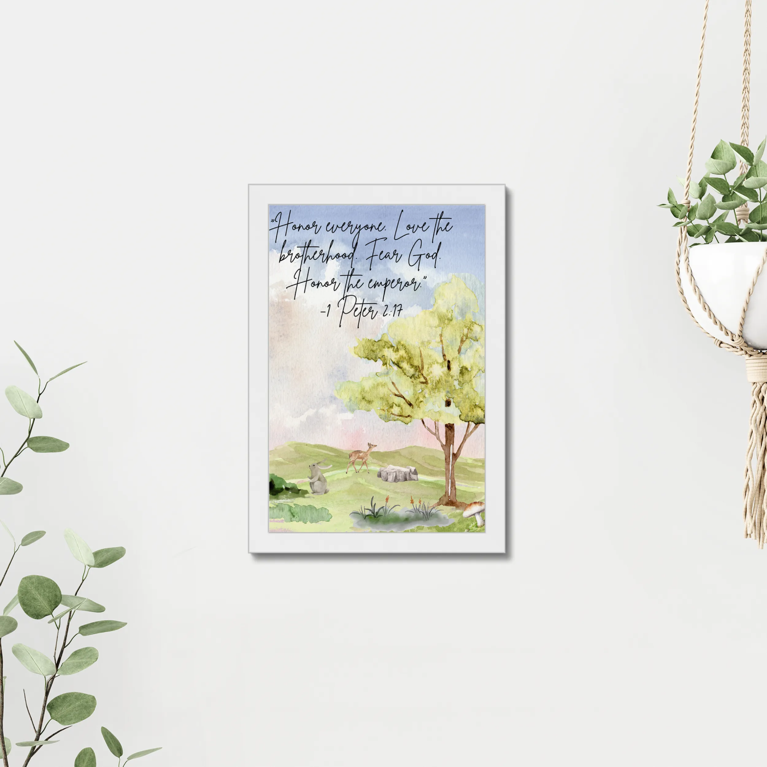 Wall Art-1 Peter 2:17 - Image 2