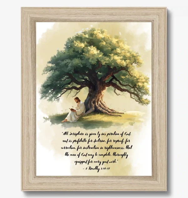 Wall Art - 2 Timothy 3:16-17
