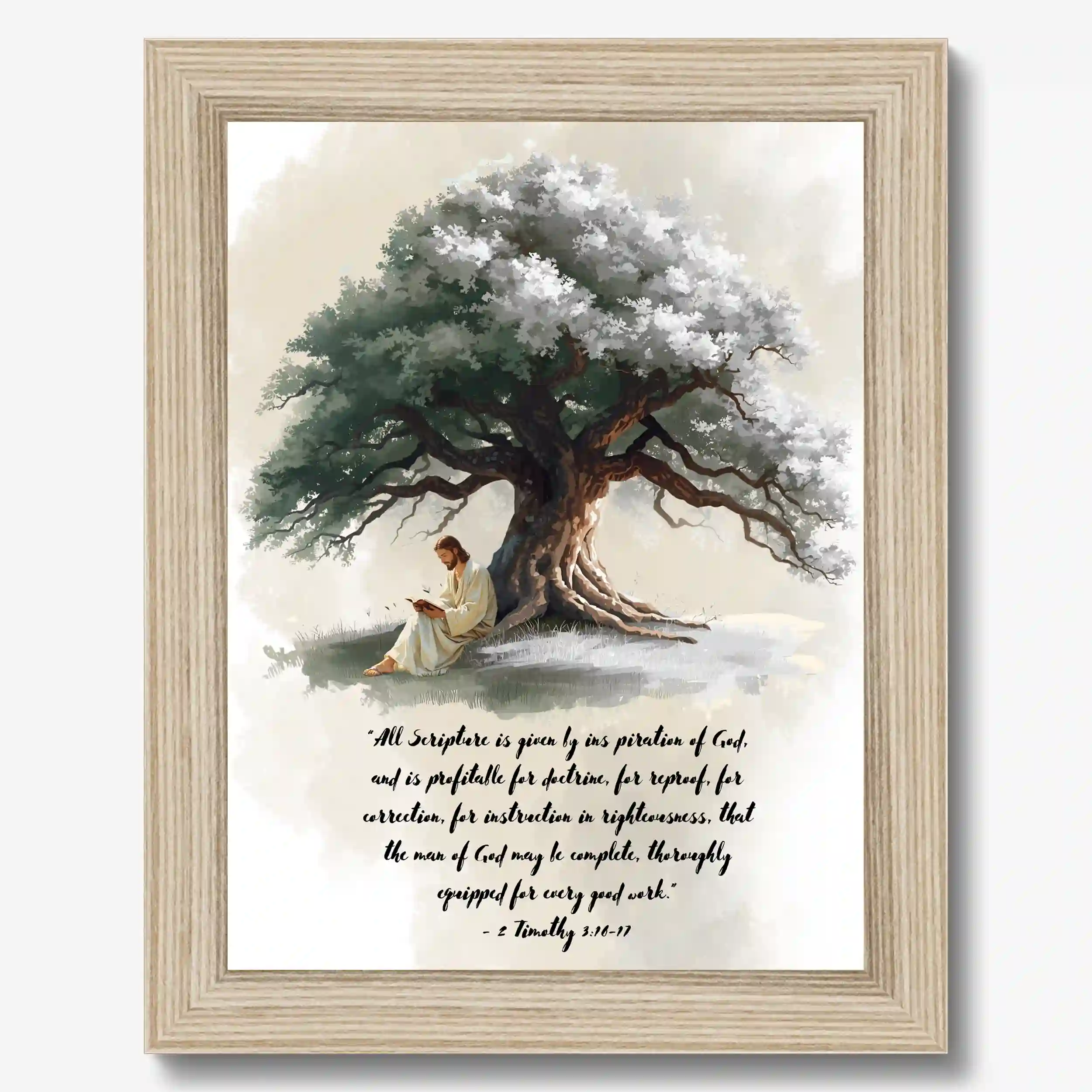 Wall Art - 2 Timothy 3:16-17