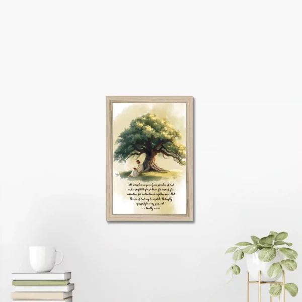 Wall Art - 2 Timothy 3:16-17 - Image 3