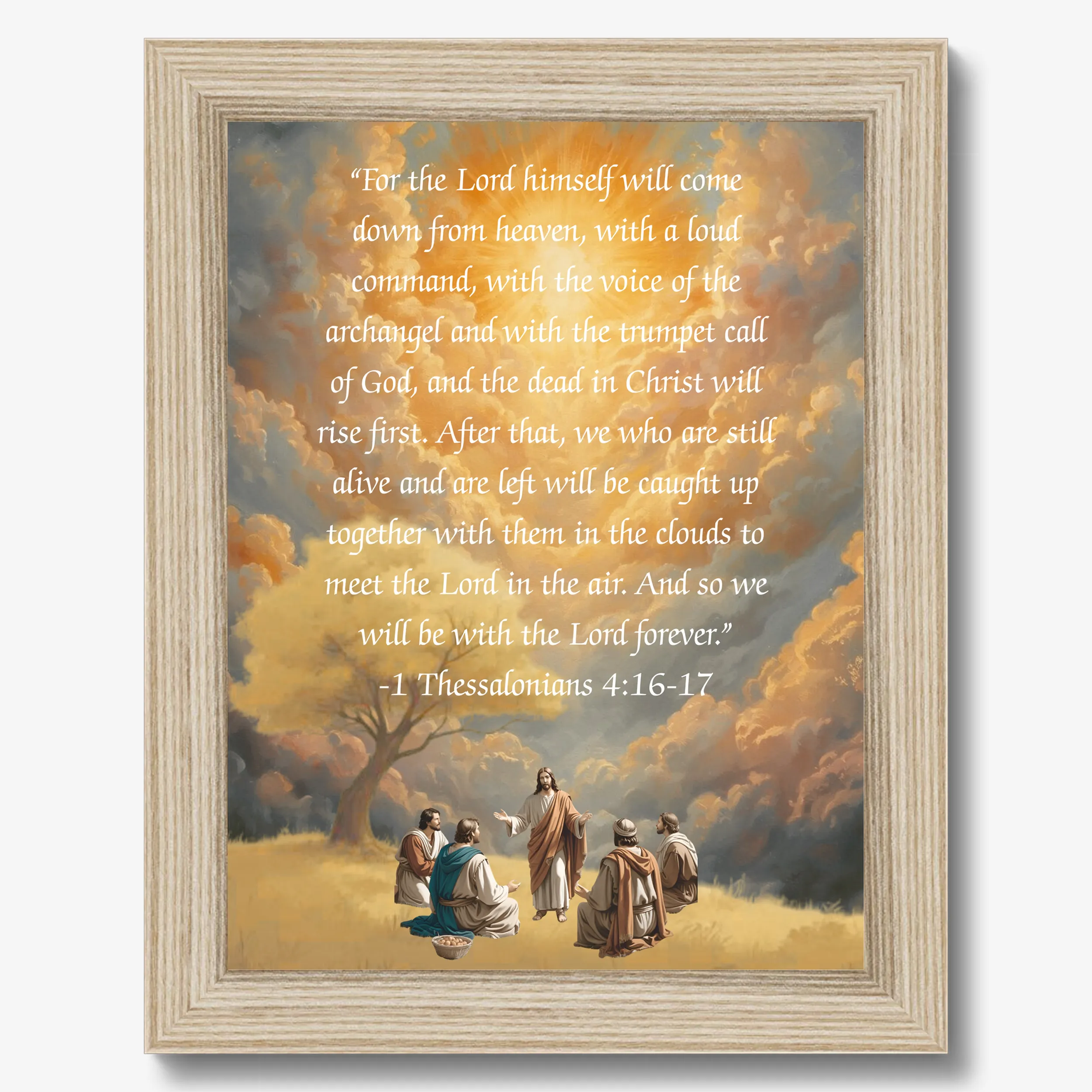 Wall Art - 1 Thessalonians 4:16-17