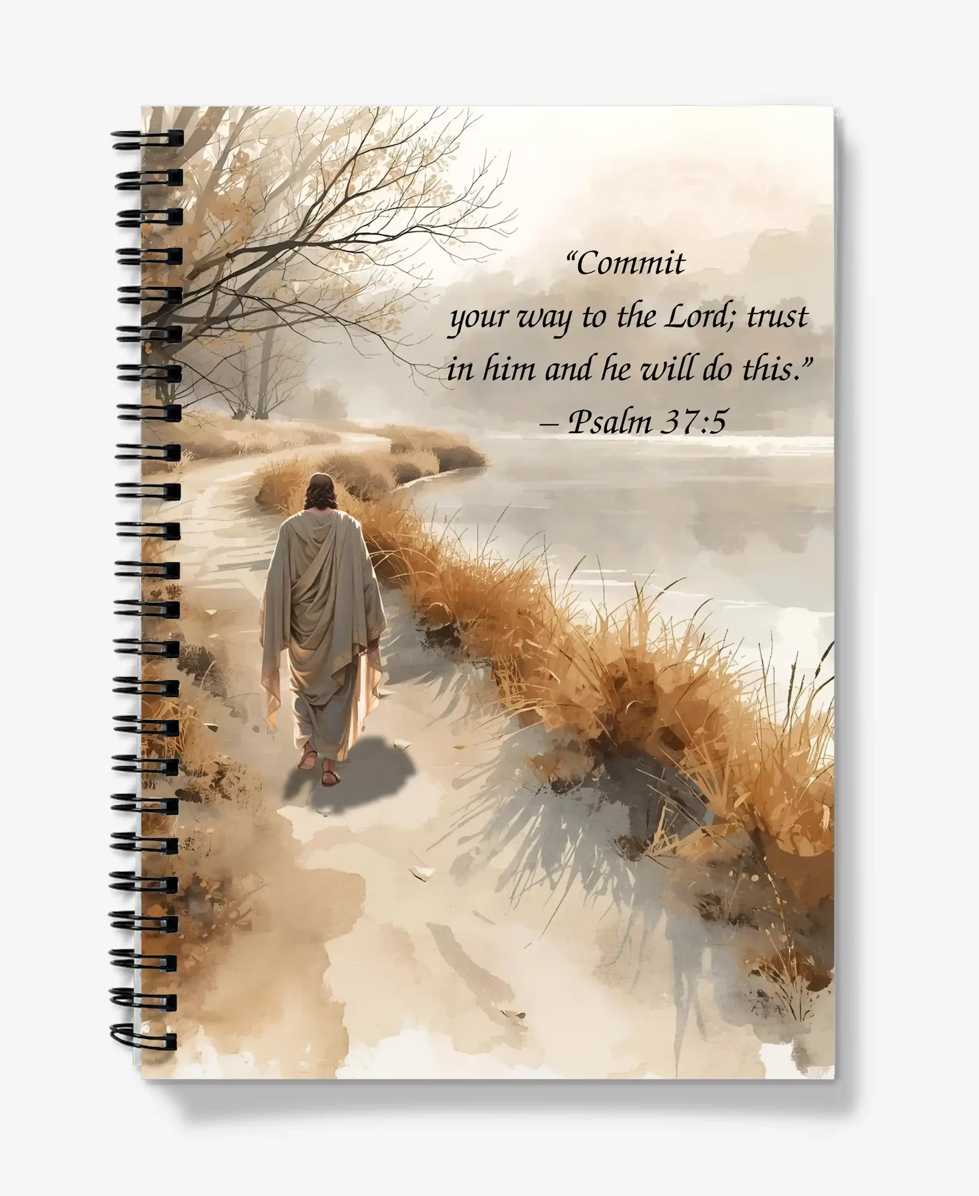 Spiral Christian Notebook – Psalm 37:5