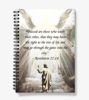 Spiral Christian Notebook  - Revelation 22:14