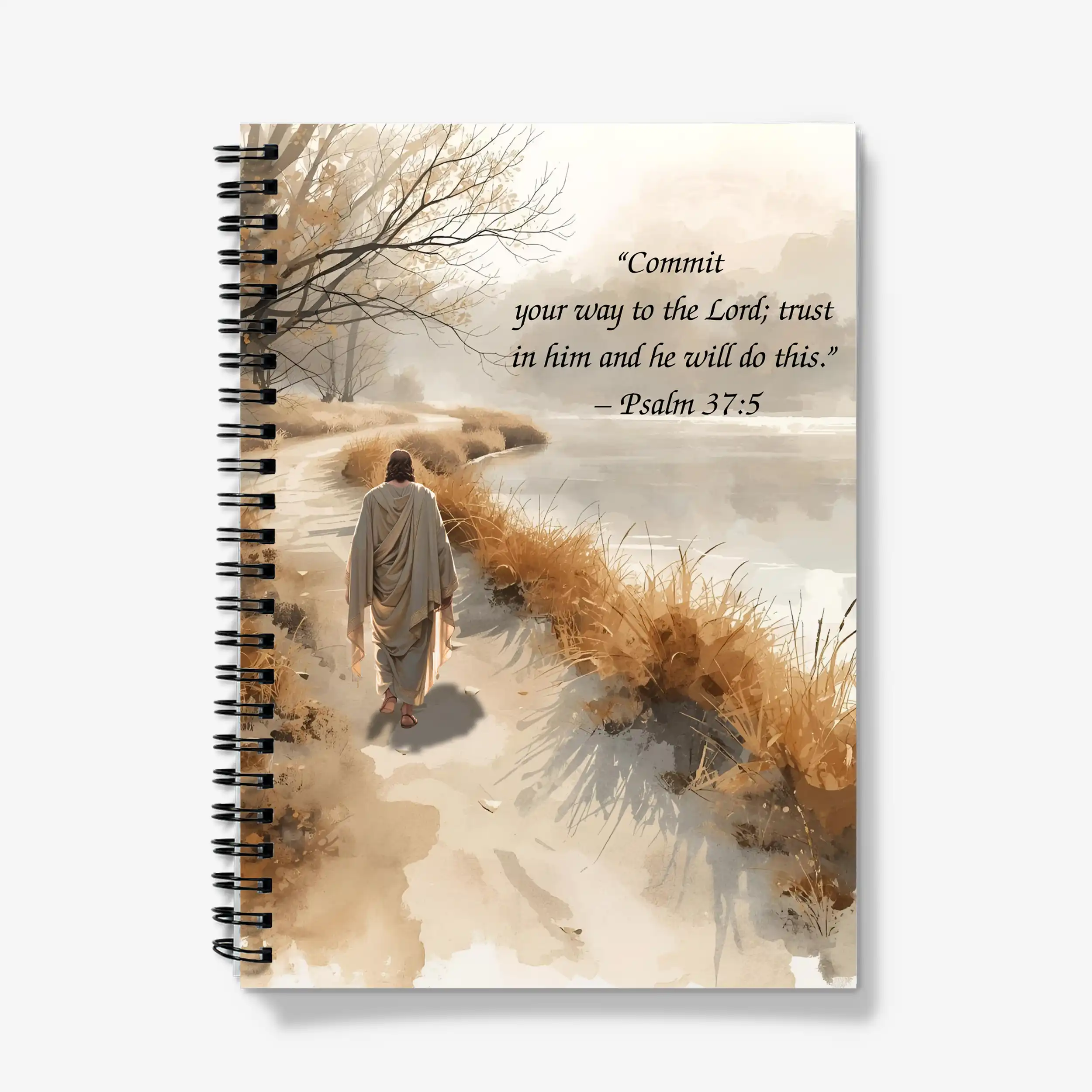 Spiral Christian Notebook – Psalm 37:5 - Image 2