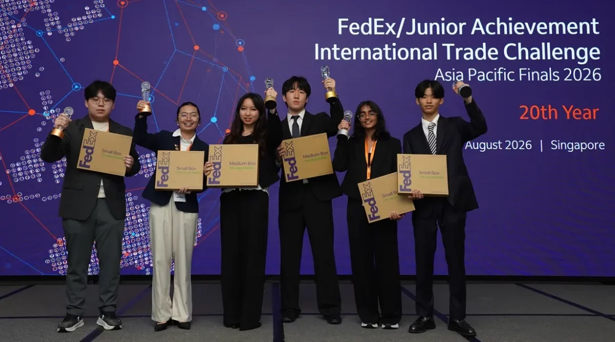 Winners of 2026 FedEx JA International Trade Challenge Asia Pacific